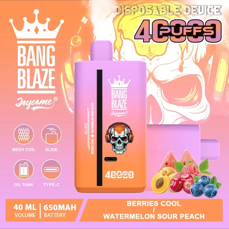 Bang Blaze 40000 Dual Smak, e-papieros podwójny smak, kontrastujące kolory vape, personalizacja smaków e-papierosa - Bang Blaze 40000 Puffs 40K podwójne smaki jednorazowy vape – zakup ...