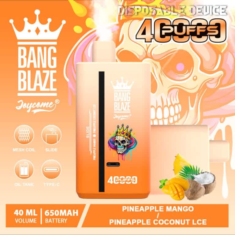 Bang Blaze 40000 vape, elegancki e-papieros OLED, minimalistyczny vape z iPhonem, smart LED vape style Apple - 45000 puffs w jednym urządzeniu? Poznaj moc Bang Blaze 40000!! -