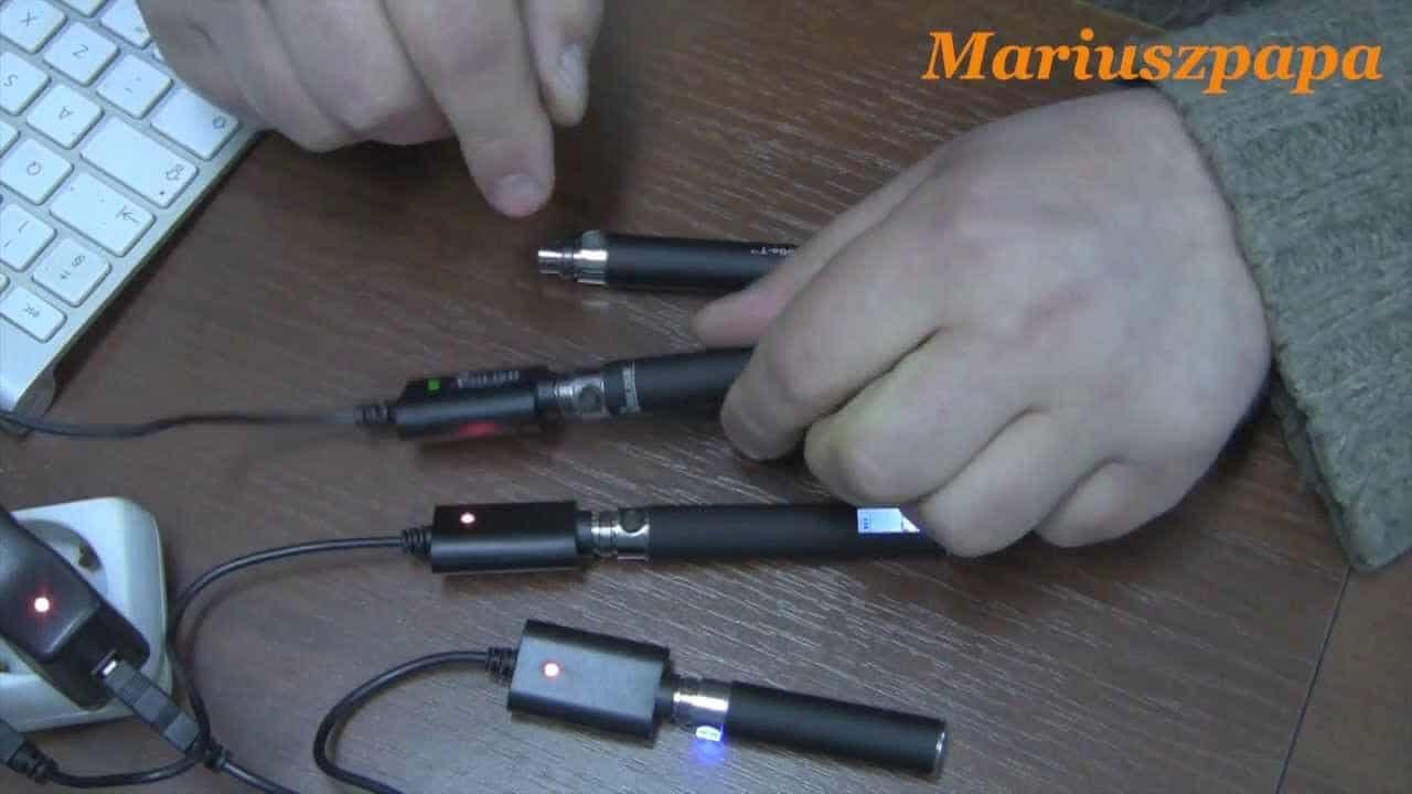 bezpieczne ładowanie e-papierosa zasady, ostrzeżenie ładowanie vape, jak dbać o baterię e-papierosa - E papieros ładowanie różnych baterii Ego