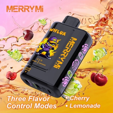domowe kino e-papieros, przyjaciele z vapem na imprezie domowej, relaks z e-papierosem w domu - E-papieros MerryMI 24000 Wiflux Cherry/Lemonade