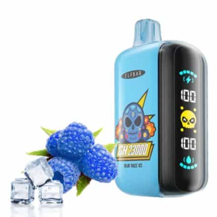 Elf Bar Blue Razz longfill, DIY liquid malina, e-papieros smak, butelka longfill niebieska malina - Itt van minden adat a **BLUE RAZZ ICE** íz fordításával a ké