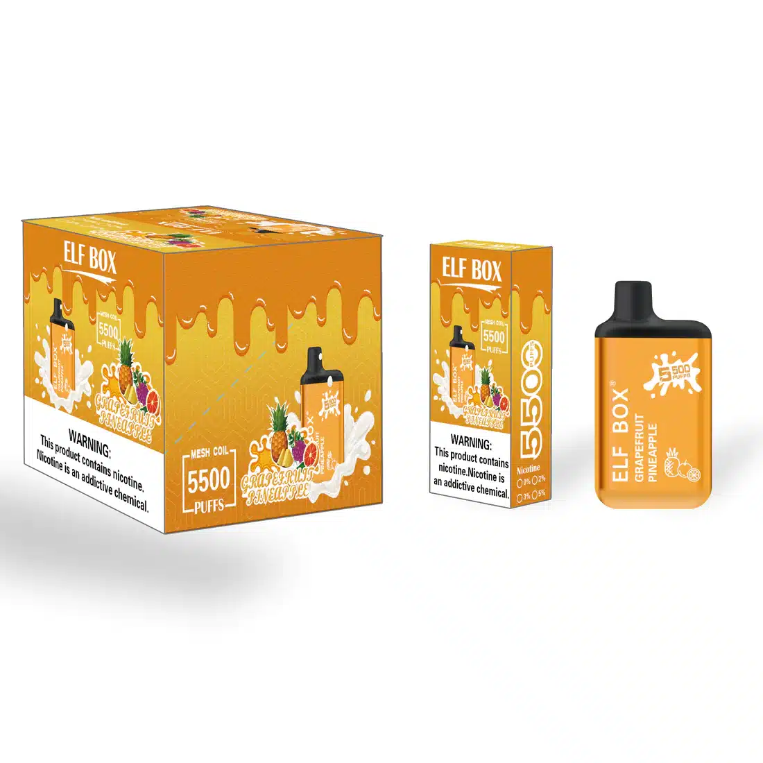 ekspresowa dostawa e-papierosów, wysyłka jednorazowych vape, szybka dostawa towaru B2B, kurier vape - ELF BOX 5500 Jednorazowy Vape 5500 Puffs Autentyczny E-papieros ...