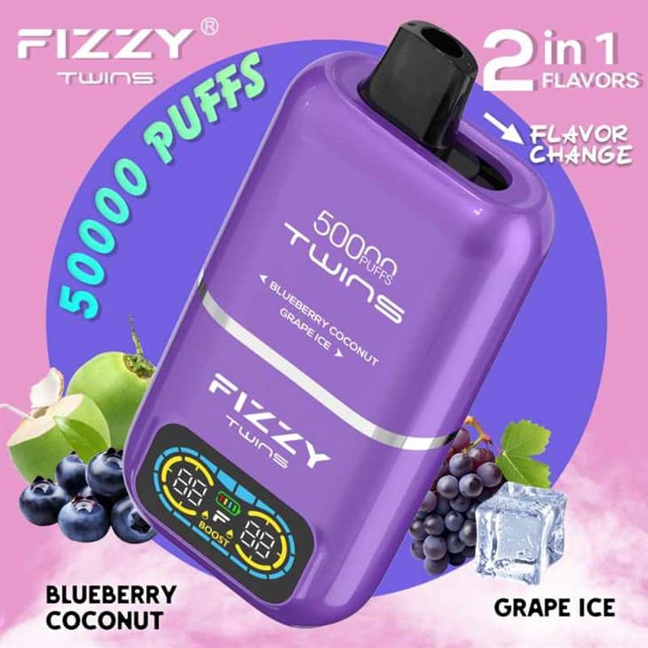 unikalny asortyment vape, innowacyjne e-papierosy, jednorazówki giganty, Fizzy Twins 50000 Puffs, sklep e-liquidy wybór - Dostosowane Chiny Fizzy Twins 50000 Puffs Dual Flavours Producenci ...