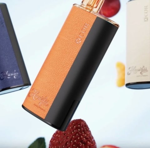XCOR Juicy Peach vape, realistyczna brzoskwinia e-liquid, soczysty smak brzoskwini, smart vape owocowy smak - Hawaii Xcor 12000 Juicy Peach