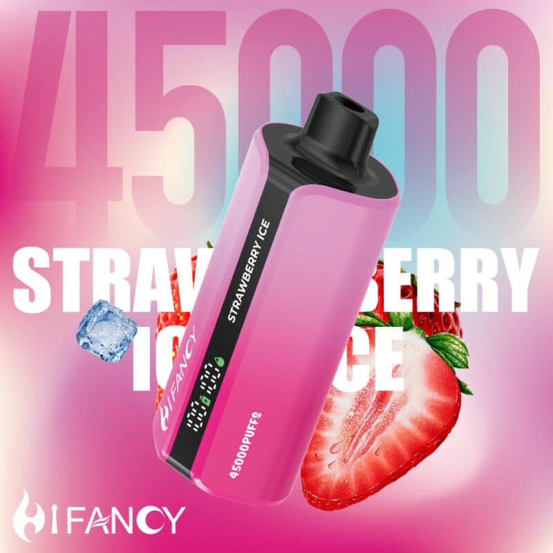 Hifancy ekran LED wskaźnik liquidu 0%, e-papieros wyświetlacz bateria low, vape komunikat błędu blokada, Hifancy Dream 45000 Puffs wyświetlacz - HIFANCY DREAM 45000: Czy to najlepsza nowość 2025 roku?! -