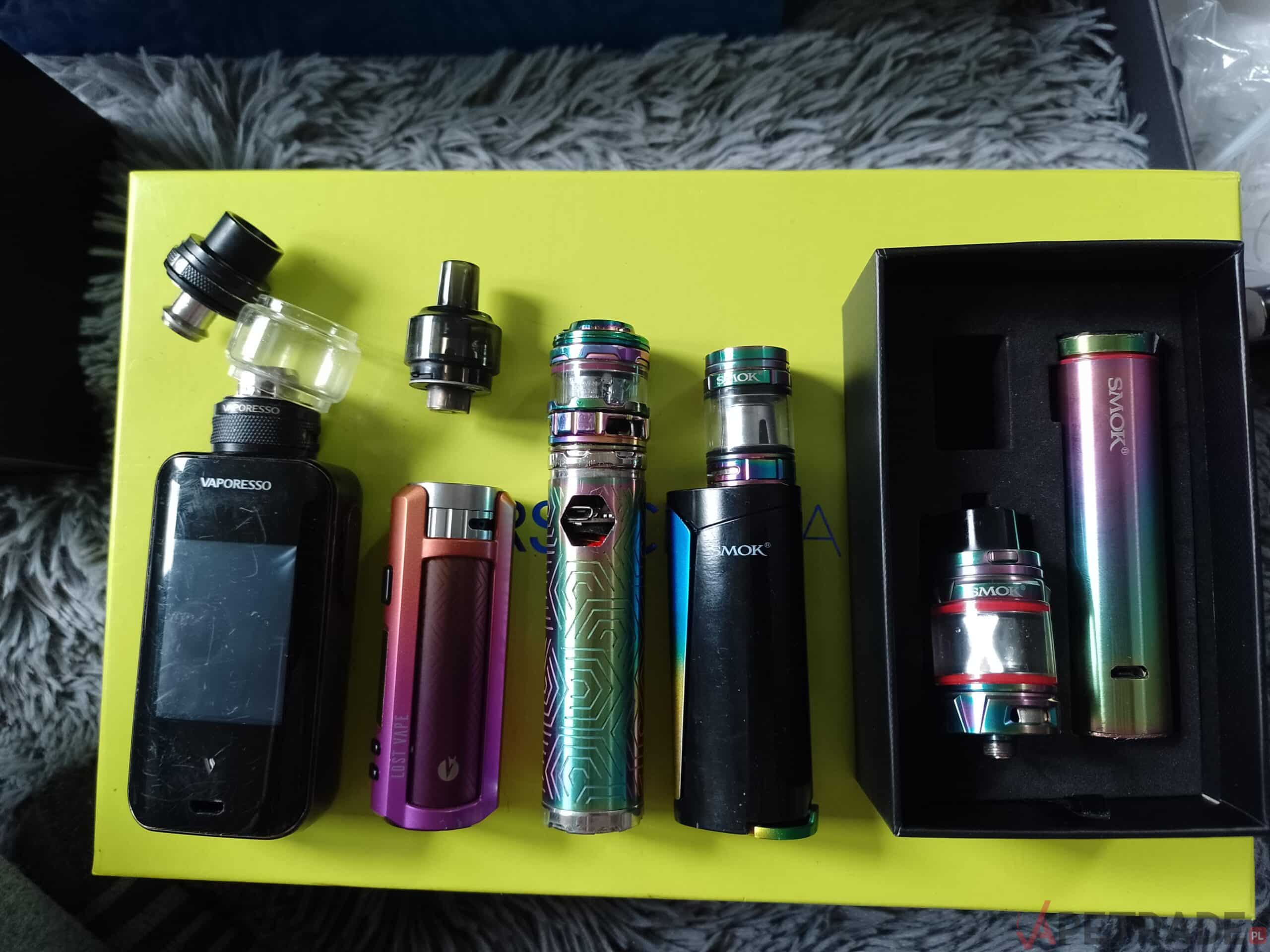 rozebrany e-papieros jednorazowy, wnętrze vape, uszkodzone podzespoły e-papierosa - Zestaw uszkodzonych e papierosów - VapeTrade.pl - giełda e ...