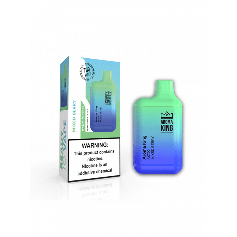 Aroma King jednorazówka, intensywny smak vape, mocny aromat e-papierosa, jednorazowy e-papieros smak - Jednorazowy e-papieros Aroma King AK700 Mixed Berry