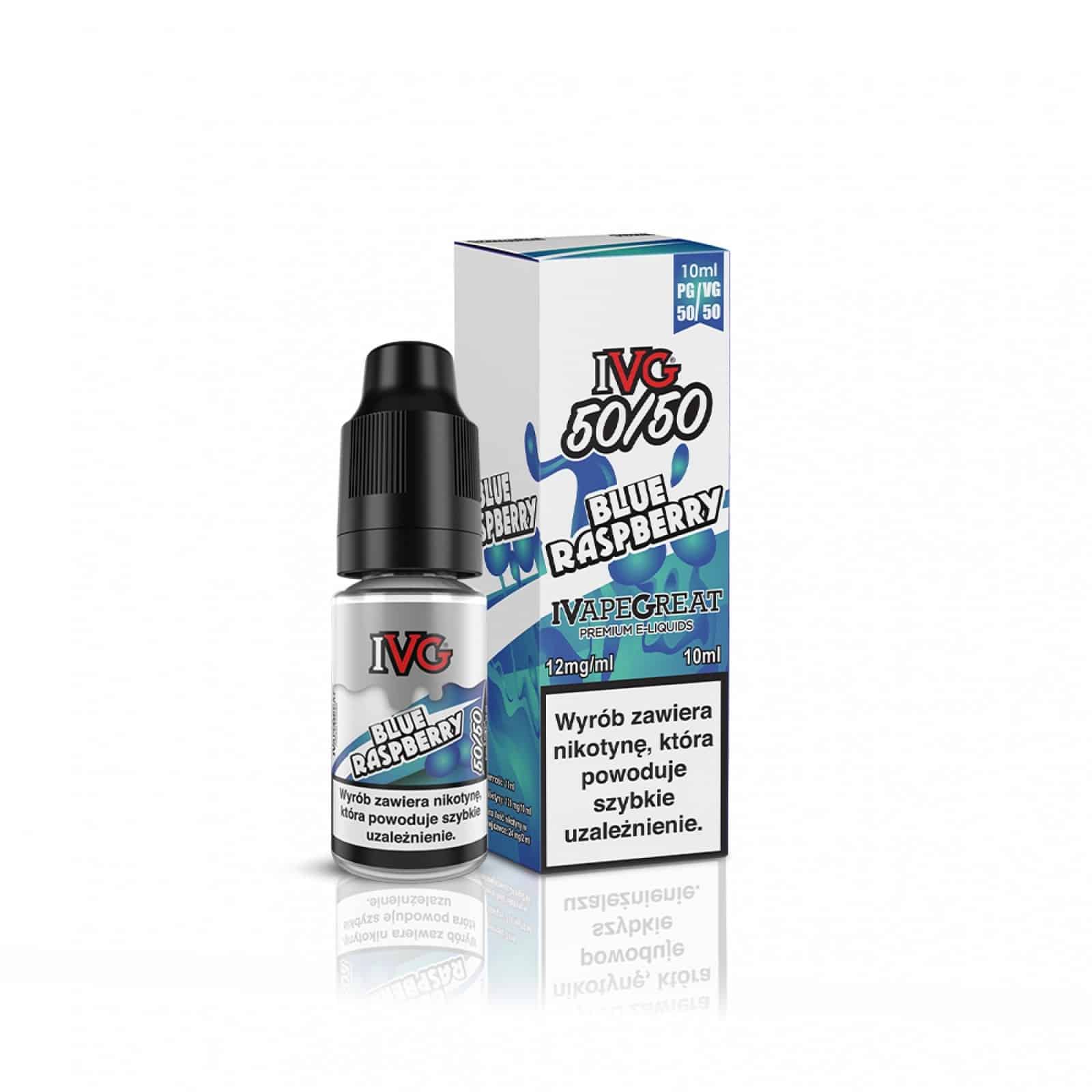 wrogowie liquidu e-papierosa, czynniki niszczące liquid, zagrożenia dla e-liquidu - Liquid do e-papierosa IVG 50/50 Blue Raspberry 10ml - e-papierosy.pl