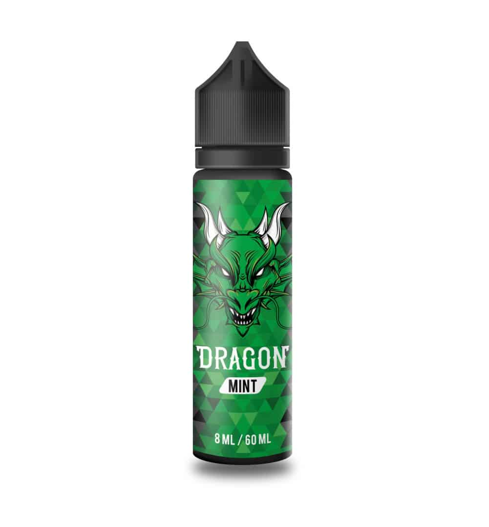 butelka longfill pusta, koncentrat aromatu vape, 60ml butelka liquid - Longfill Dragon 8/60ml - Mint