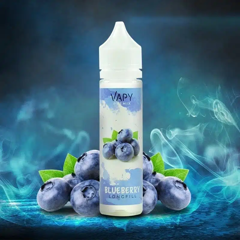 test smaku liquidu, borówka z lodem e-liquid, lupa nad e-papierosem, degustacja smaku vape, jagodowy smak - LONGFILL VAPY 10ML - BLUEBERRY | Odkryj smak soczystych jagód!