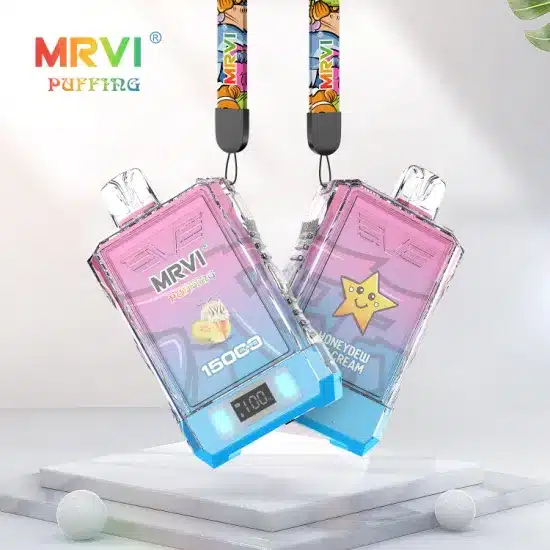 Nowoczesny smart vape, technologia dual mesh, przyszłość vapingu, innowacyjne e-papierosy - MRVI Puffing 15000 Puffs Dual Mesh Digital Screen 2% 5% Niska ...