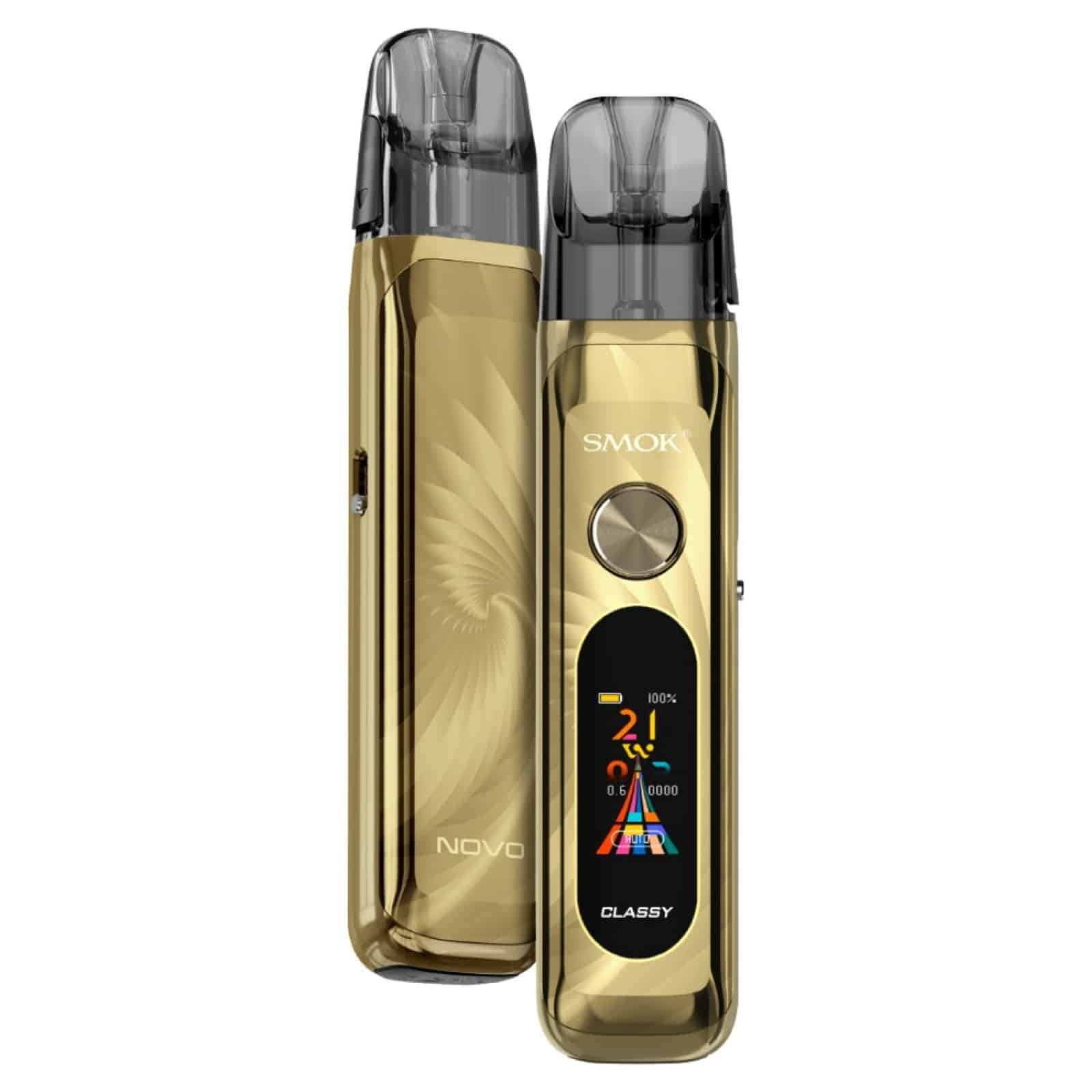 luksusowy e-papieros, elegancki vape, złoty e-papieros, premium vape, vape z bogatym smakiem - E-papieros Smok Novo Classy POD - e-papierosy.pl