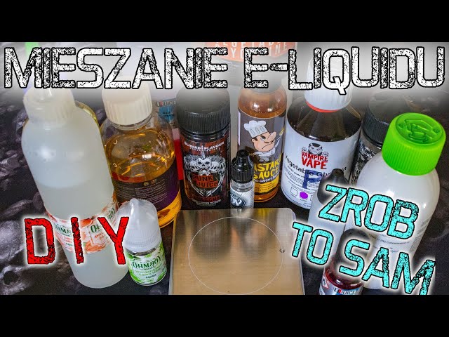 domowe laboratorium e-papierosów, mieszanie liquidów DIY, nieporządek w kuchni vape, butelki strzykawki vape - JAK ZROBIĆ WŁASNY E-LIQUID! czyli akcyza nam niestraszna ...