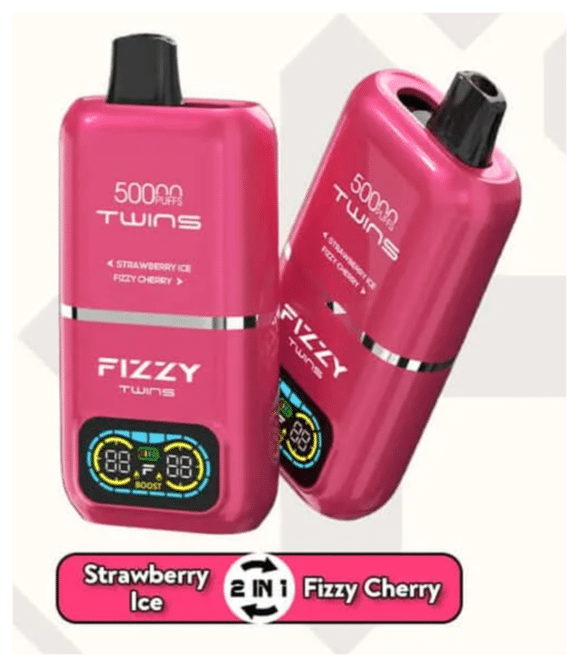 duży vape Fizzy Twins 50000 puffs, gigantyczny e-papieros, minimalne odpady vaping, jeden e-papieros na 3 miesiące - FIZZY TWINS DWUSMAKOWE 50000 PUFFS - Najlepsze Tanie Jednorazówki ...