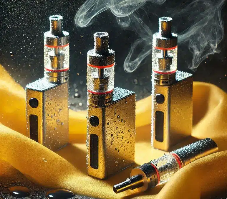 czyszczenie otworów wentylacyjnych e-papierosa, udrażnianie airflow vape wykałaczką, Hifancy zatkany przepływ powietrza czyszczenie, delikatne czyszczenie e-papierosa - Jak naprawić zablokowany wkład do vapu | Przewodnik krok po kroku