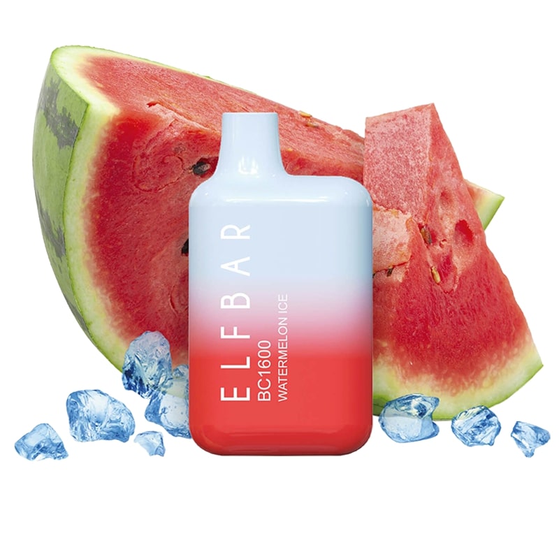 ranking e-papierosów Watermelon Ice, bitwa vape Hifancy Ur1 Xcor, najlepszy arbuzowy e-papieros 2026, lód arbuz vape - ELF BAR BC1600 Disposable 1600 zaciągnięć Watermelon Ice - Świetna ...