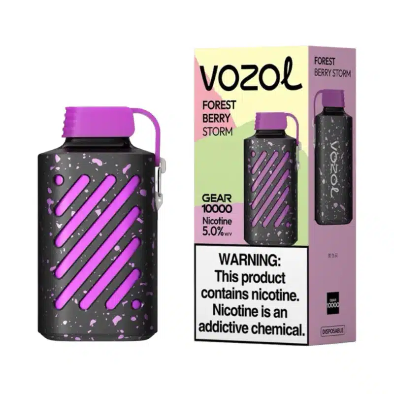 VOZOL Gear 10000 smaki, kolekcja smaków vape premium, owocowe smaki jednorazówek - Arbuzowy Lód - Urządzenie jednorazowe Vozol Gear 10000
