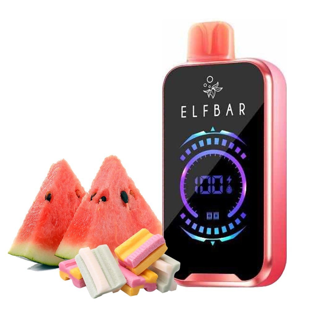 e-papieros smak arbuzowa guma balonowa, watermelon bubblegum vape, arbuz i guma balonowa grafika, smak vape HiFancy Dream - Elf Bar FS18000 - Watermelon Bubble Gum (5% nic) - Kup tytoń ...