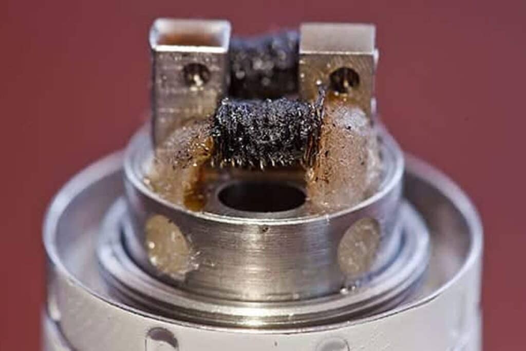 vape tastes burnt how to fix i