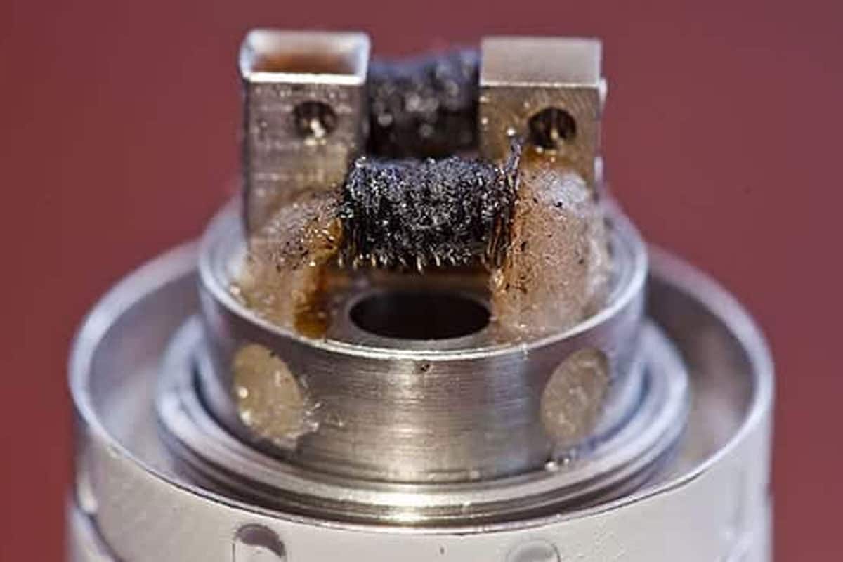 vape tastes burnt how to fix i
