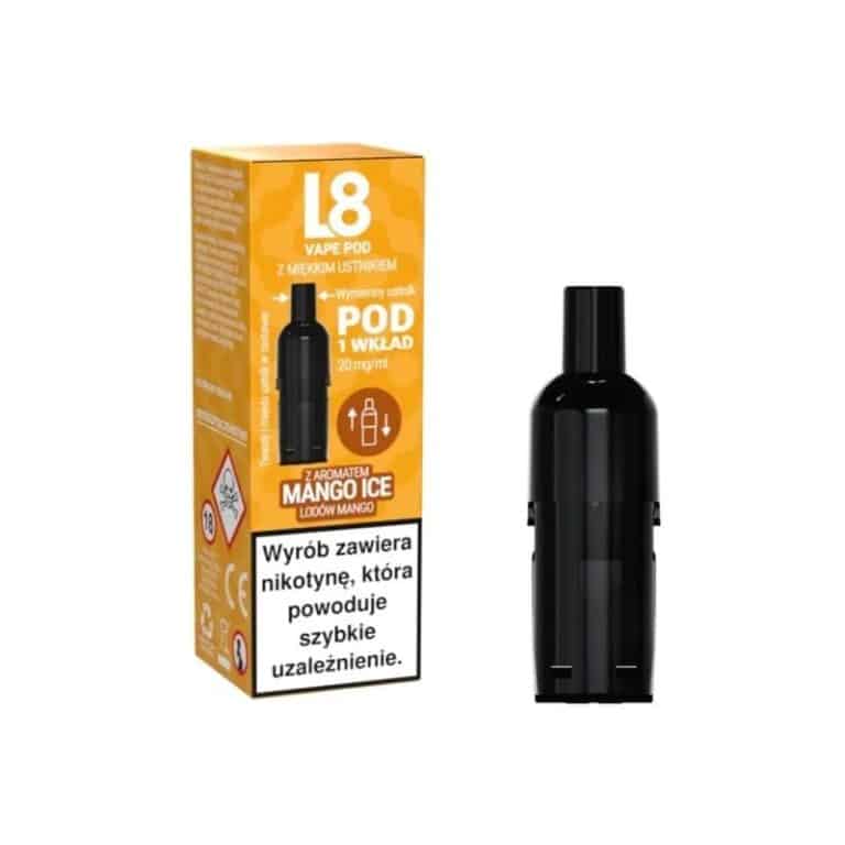 L8 Vape unboxing, mały e-papieros jednorazowy pudełko, miniaturowy vape design, rozpakowywanie vapa - L8 Vape 800 Puffs Jednorazowy Vape - VapeDream