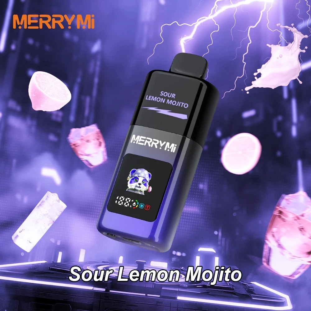MERRYMI innowacyjny e-papieros jednorazowy, nowoczesny vape design, rewolucja w vapingu - E-papierosy jednorazowe MerryMi M-Mecha - Jednorazówki 16 000