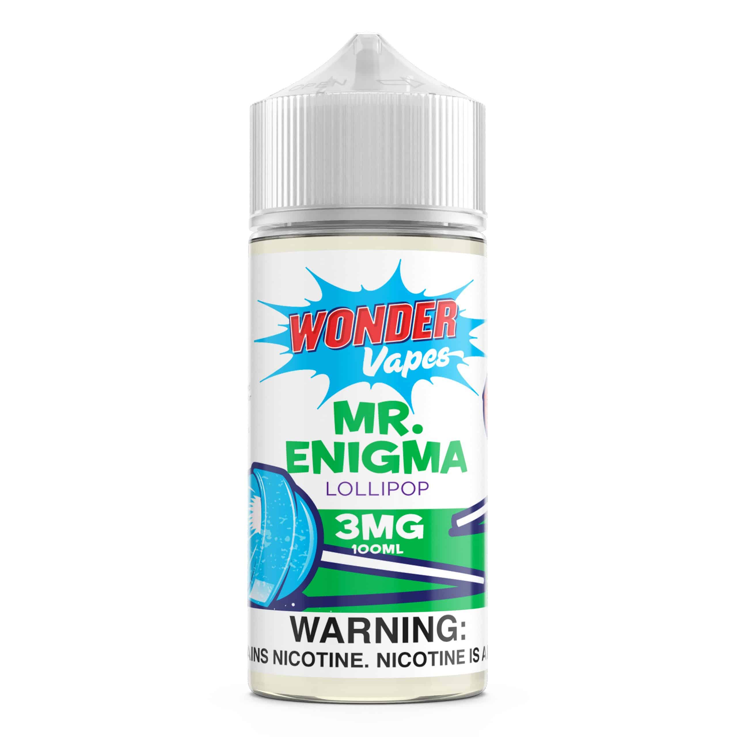 A partially filled 60ml e-liquid bottle containing concentrated flavor, with a separate small nicotine shot bottle and a base liquid bottle, illustrating a premix or longfill setup.
