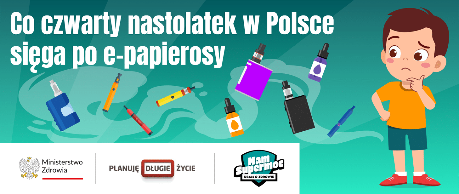 Sfrustrowana osoba trzymająca niedziałający e-papieros jednorazowy zdziwiony wyraz twarzy