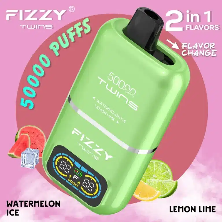 Fizzy Twins 50k Watermelon Ice Lemon Lime