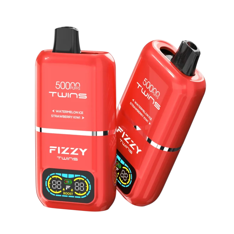 Fizzy Twins 50k Watermelon Ice Strawberry Kiwi