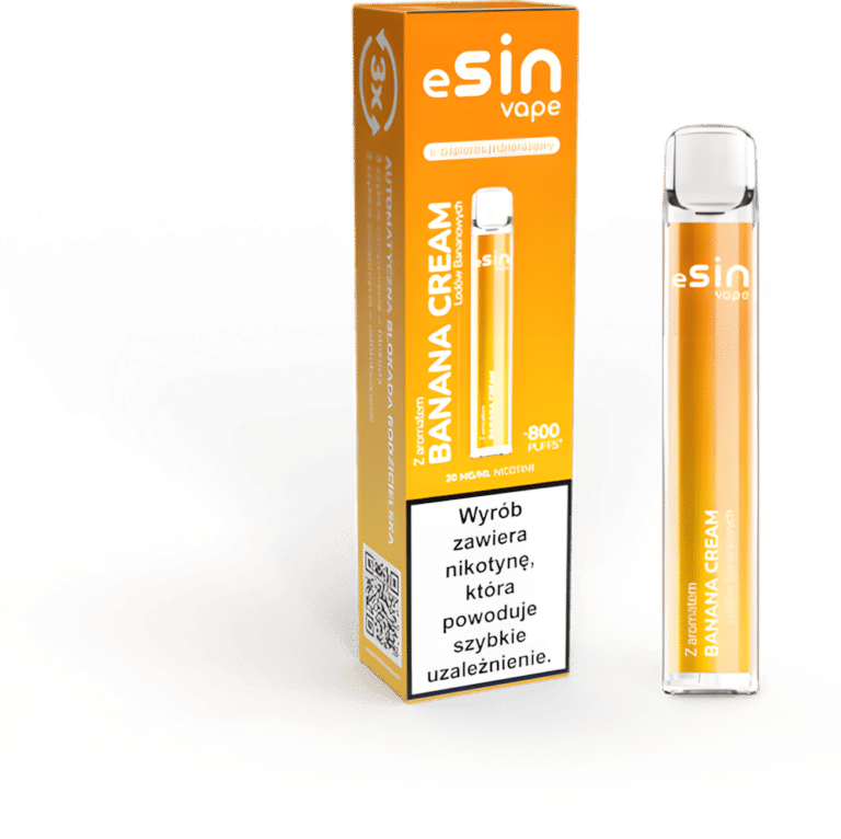 Esin Vape 800 Puffs Banana Cream