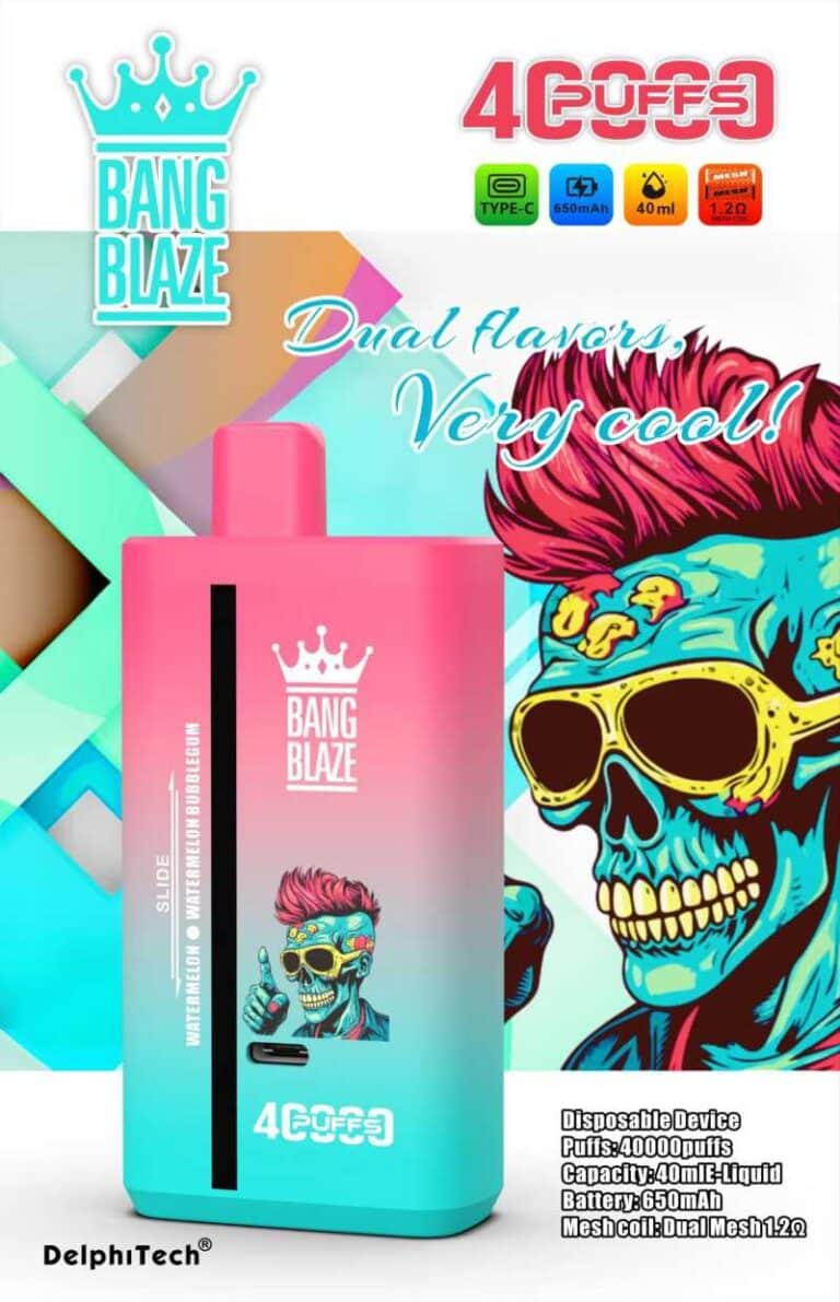 Online Vape 40k 2 In 1 Bang Blaze 40000 Puffs Dual Flavors1