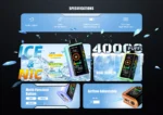 Maskking ICEX 40000 Puffs – Inteligentna Jednorazówka z Dual Screen - obrazek 6