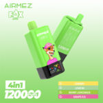 Airmez Fox 4-in-1 120K Jednorazowy E-Papieros 2% – 120000 Puffs | 4 Smaki w 1 Urządzeniu - obrazek 7