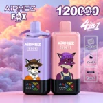 Airmez Fox 4-in-1 120K Jednorazowy E-Papieros 2% – 120000 Puffs | 4 Smaki w 1 Urządzeniu